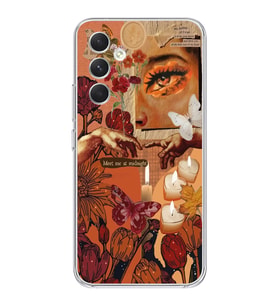 Samsung Galaxy S24 FE Uyumlu Eller Tablosu Aesthetic Tasarımlı Şeffaf Telefon Kılıfı