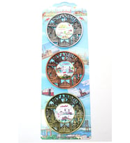 İstanbul Temalı Metal Magnet 3'lü Set Alk2891