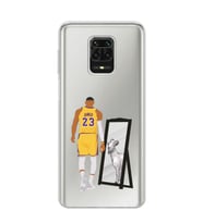 Xiaomi Redmi Note 9S - Redmi Note 9 PRO Uyumlu Lebron James Goat Tasarımlı Şeffaf Telefon Kılıfı