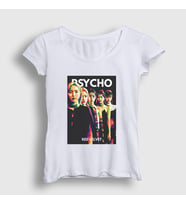 Presmono Kadın Beyaz Psycho K-Pop Red Velvet T-Shirt 277061tt (Beyaz)