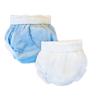 Sema Bebe Sema Baby 2'li Lüks Alıştırma Külodu 10-15 kg - Beyaz/Mavi