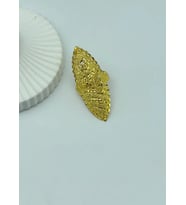 22K Altın Kaplama Hint Yüzük - 2522ky07
