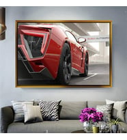 Altın Çerçeveli dekoratif tablo a487 (Gold)