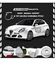 Alfa Romeo Giulietta Oto Araç Kapı Koruma Fitili 5metre Parlak Beyaz Renk