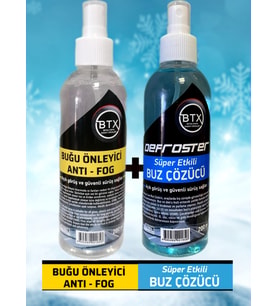 Buğu Önleyici ve Buz Çözücü 200 ml Sprey 2'li Set