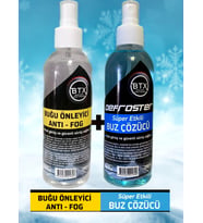 Buğu Önleyici ve Buz Çözücü 200 ml Sprey 2'li Set