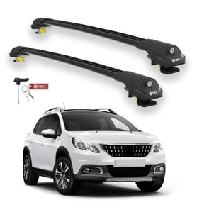 Turtle Peugeot 2008 2013-2019 Ara Atkı Air1 Siyah