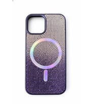 İphone 12 Kılıf Diamont MagSafe Hologramlı Telefon Kılıfı
