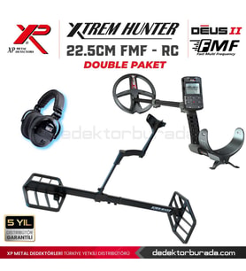 Xtrem Hunter Dedektör - 22cm FMF  DOUBLE PAKET WSAII XL Kulaklıklı