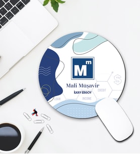 Kişiye Özel Mali Müşavir Tasarımlı Mouse Pad 035