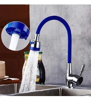 Durukar® Oynar Başlıklı Tasarruflu Kubar Musluk Borusu ve Başlığı Mavi