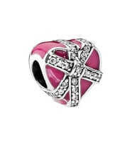 Nur Silver Kalpli Hediye Kutusu Gümüş Charm NUR-BL01297