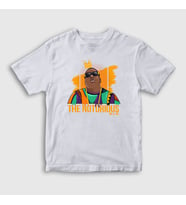 Presmono Unisex Çocuk Beyaz King The Notorious BIG T-Shirt 40897tt (Beyaz)