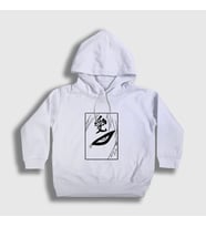 Presmono Unisex Çocuk Beyaz Gaara Anime Naruto Kapüşonlu Sweatshirt 317682tt