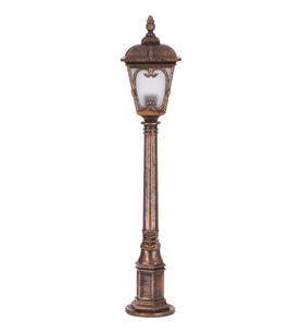 AVONNI BSU-68181-BKR-B Kahverengi Boyalı Dış Mekan Aydınlatma E27 Çelik Boru ABS Polikarbon Cam 80x20cm
