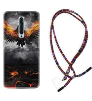 Oppo Reno 2Z 4 Lite 4 Pro 5 6 7 A31 Kılıf Boyun Asklı Rasta Silikon Ateş Kartalı 1766