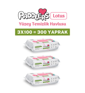 Easy Clean Lotus Çiçeği Kokulu Yüzey Temizlik Havlusu 3x100 (300 Yaprak)