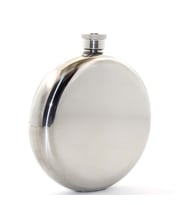 Paslanmaz Çelik Yuvarlak 8 Oz Tekli Matara