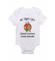 Bugs Bunny Ilk Dişim Çıktı Baskılı Bebek Body Zıbın