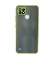 Realme C21 Kılıf Montreal Silikon Kapak - Açık Yeşil