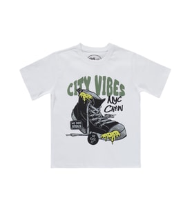 Civil Boys City Vibes Baskılı 6-9 Yaş Tişört - Beyaz