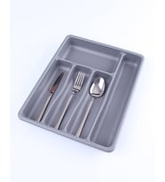GRİ - 5 BÖLMELİ ÇEKMECE İÇİ KAŞIKLIK 36x29x5cm (5668)
