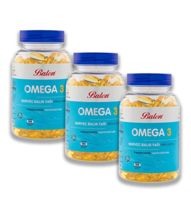 Balen Omega 3 Norveç Balık Yağı (Trigliserid) 1380 Mg 100 Kapsül x 3 Adet