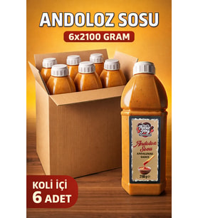 Andoloz Sosu 2100 G x 6 Adet - 1 Koli (Koli Bazlı Avantaj Paketi)