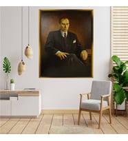 ÇERÇEVELİ ATATÜRK TABLO S55