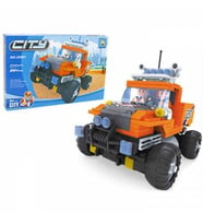 Ausini - Asya Brick 25501 City Serisi, Off Road Jeep 254 Parça