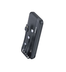 10000 mAh Micro Type-C USB Lightning 4 Kablolu Hızlı Kablosuz Şarj Powerbank (5343)