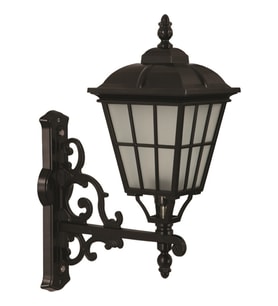 AVONNI BAP-68046-BSY-M1-OP Siyah Boyalı Dış Mekan Aydınlatma E27 Aluminyum Cam 40x23cm