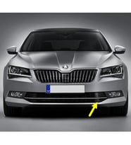 Skoda Superb 3 2015-19 Ön Tampon Sol Sis Yanı Izgarası Krom 3V0853665