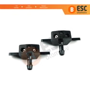 BSP1057 Hyundai i20 i30 için Ön Cam Su Fıskiye Üç Gözlü Meme Seti