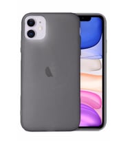 Apple Iphone 11 Pro Kılıf Ultra Ince Renkli Transparan Arka Kapak Füme