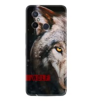 Xiaomi Redmi 12c Kılıf Silikon Desen Özel Seri Wolf Eyes 1758