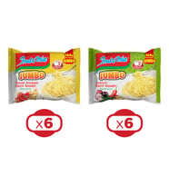 Indomie Noodle Jumbo 120 gr Tavuklu ve Sebzeli 12 li Karma Paket