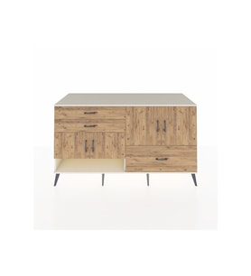 Kronos Konsol 3 Raflı 3 Çekmeceli 4 Kapaklı 176x59x99 Aytaşı-Çam