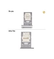 Samsung Galaxy A54 Sim İç Yuvası Çiftli Çiftli sim yuvası ikili sim tepsisi çiftli sim aparatı dual sim çekmecesi
