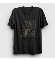 Presmono Unisex Siyah Arson Harakiri For The Sky T-Shirt 148223tt