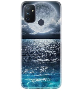 Kılıfland One Plus Nord N10 Kılıf Desenli Silikon Resimli Kapak Great Moon Kılıf 1301