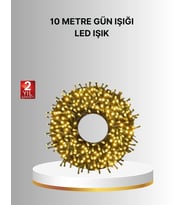 İthalat® Uzun Ömürlü Led Teknolojili 10 Metre Şık Işıklı Süsleme Seti