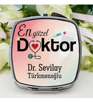 Kişiye Özel Kadın Doktora Hediye Makyaj Aynası