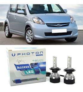 Subaru Justy Led Xenon Uzun+Kısa Far Ampulü H4 Access Yeni Seri Beyaz