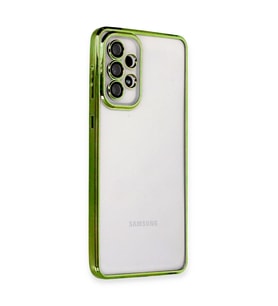 Samsung Galaxy A33 5g Kılıf Kamera Korumalı Lensli Silikon - Yeşil