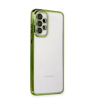 Samsung Galaxy A33 5g Kılıf Kamera Korumalı Lensli Silikon - Yeşil