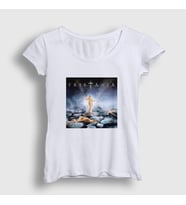Presmono Kadın Beyaz Beyond The Veil Tristania T-Shirt 445961tt (Beyaz)