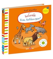 Safaride Kim Saklanıyor? Axel Scheffler (Keçe Kapakçıklı kitap) (Ciltli)