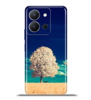 Vivo Y36 Kapak HD Renkli Dizayn Silikon Kılıf - Yalnız Agac