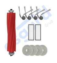 ROBOROCK Q REVO L UYUMLU 1 Ana Fırça 4 Yan Fırça 2 Filtre 4 Mop